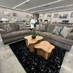 2 PC SOFA AND LOVESEAT 