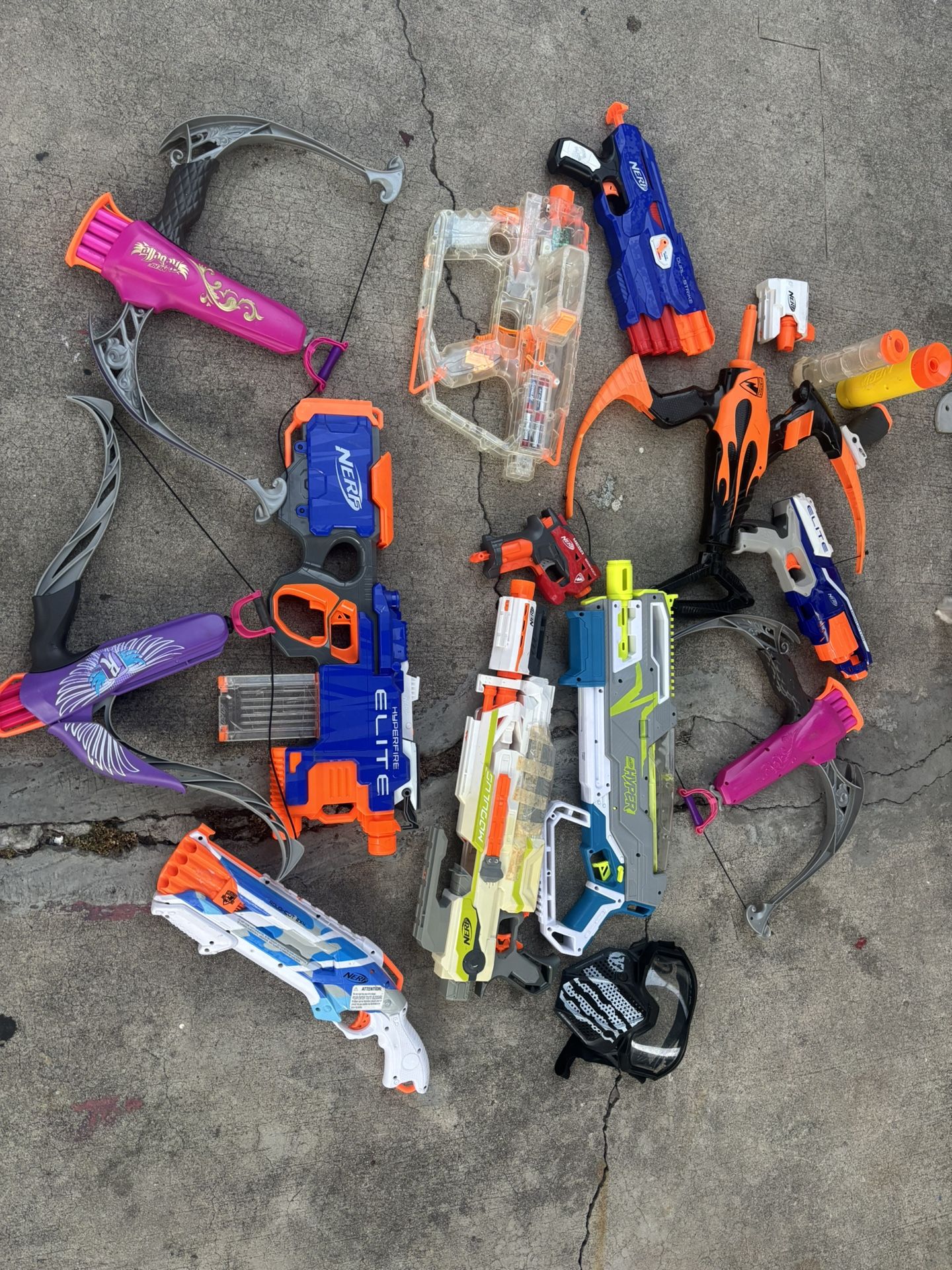 Nerf gun collection