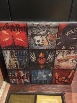 Rock ‘n’ roll canvas picture