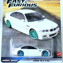 Hot Wheels BMW M3 E46 White  Fast & Furious