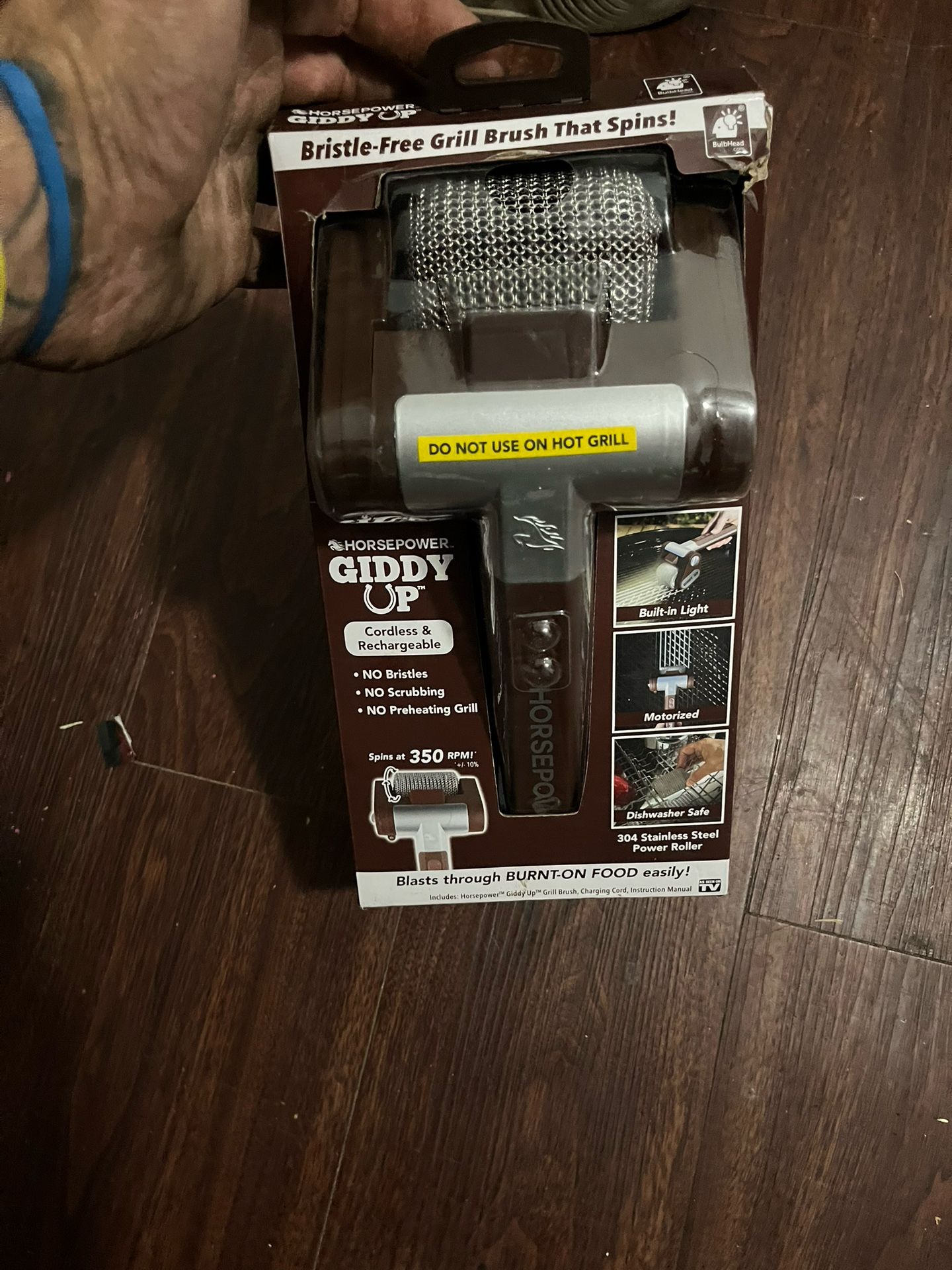 Horsepower Giddy Up Grill Brush Cordless