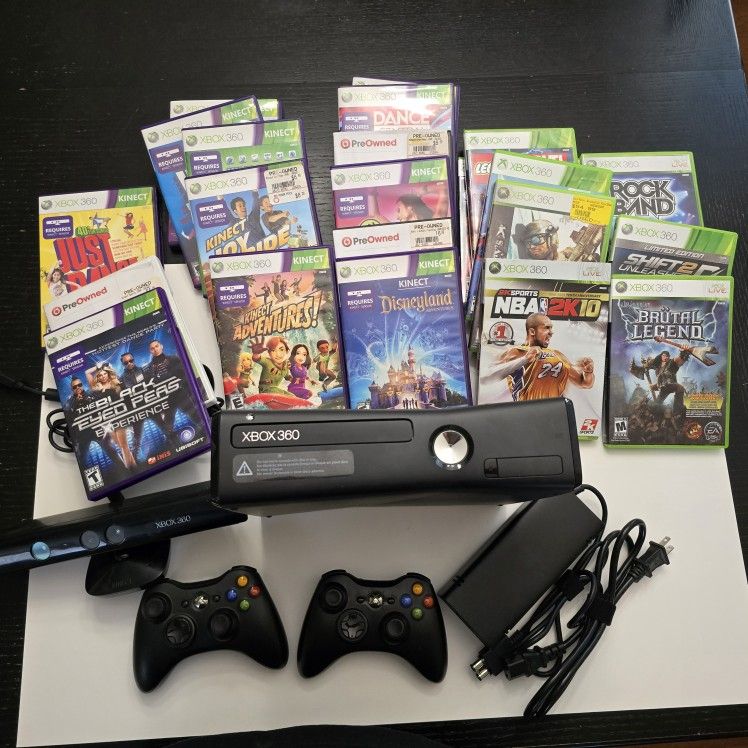 XBOX 360 - Kinect - Game Bundle