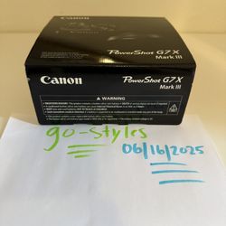 Canon PowerShot G7 X Mark III 20.1MP Point & Shoot - Digital Camera - Black