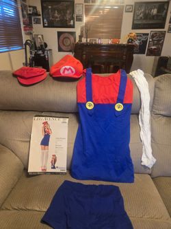 Womens Super Mario Halloween Costume