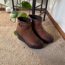 Brown Wedge Heel 