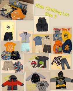 kids clothing Lot Boys size 3T, DC, Marvel, Star wars, Osh Kosh, Gap Kids, Western chief,  Calvin Klein, Zara, U.S Polo