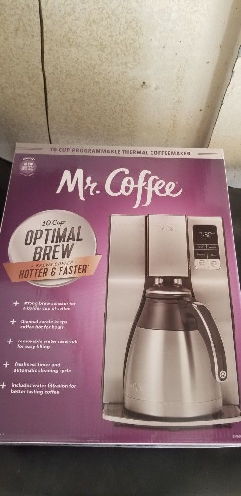 New In Box Mr. Coffee Optimap Brew Coffee Maker