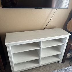 6 Double Side Storage Wood Shelf 