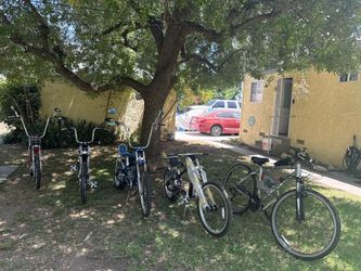 5 bikes/4 motorized/1 standard bike