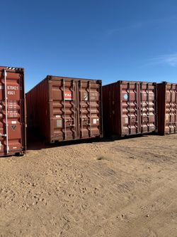 Storage shipping containers