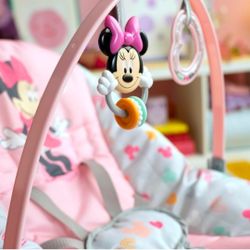Bright Starts – Disney Baby Minnie Mouse Infant To Toddler Rocker