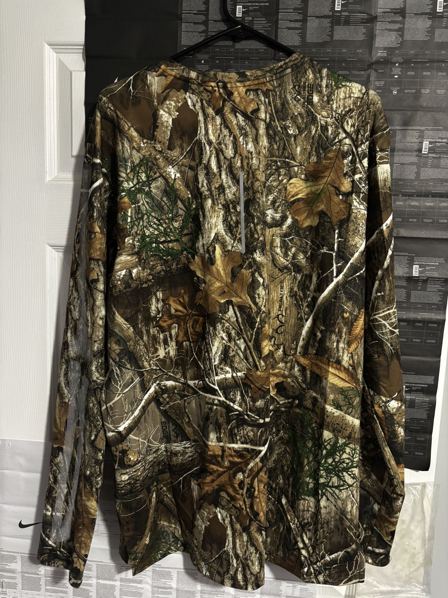 Nike NikeLab NRG Skeleton Camo Realtree Running Tech Shirt Mens XL CJ0179 237