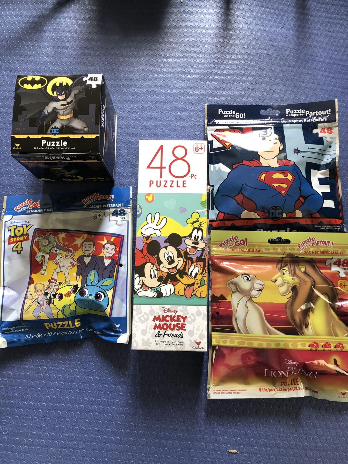 5- 48 Piece Children’s Puzzles