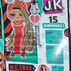 LOL Surprise JK M.C. Swag Mini Fashion Doll With 15 Surprises, Great Gift for Kids Ages 4 5 6+