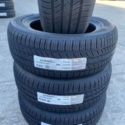 215/60/16 Hankook Kinergy NEW Set of Tires installed and balanced for FREE
