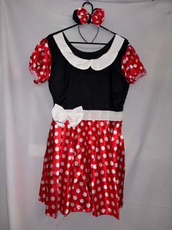 Minnie Mouse Costume Dress with Headband
