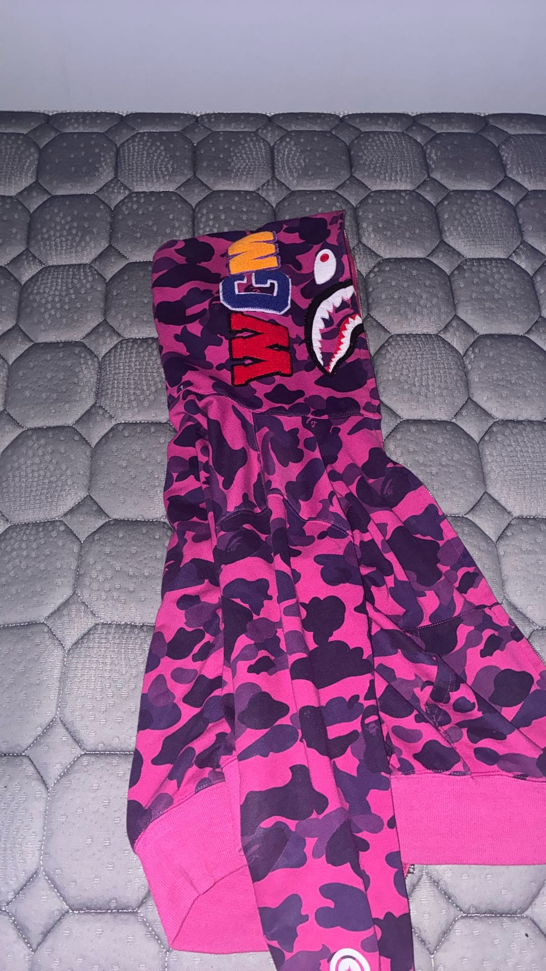 AUTHENTIC PURPLE BAPE HOODIE