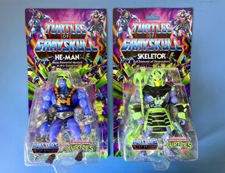 Turtles Of Grayskull He-Man & Skeletor Figure MOTU TMNT