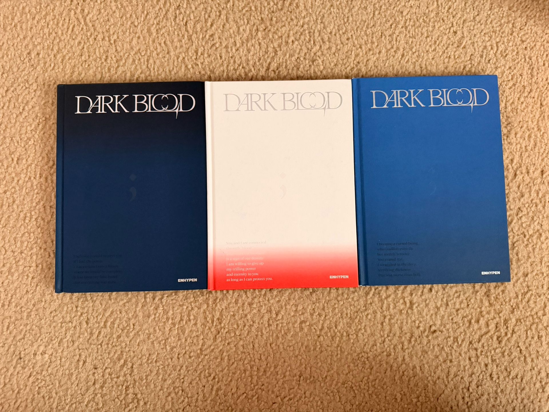 DARK BLOOD ENHYPEN Album (All Versions)