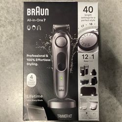 Braun All-in-One Style Kit Series 7 Rechargeable 12-in-1 Body, Beard & Hair Trimmer - Brand New, Sealed and Unopened