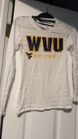 WVU West Virginia Women's White Long-Sleeve Tee Small Knights apparel