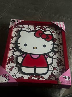 Hello kitty wall decor
