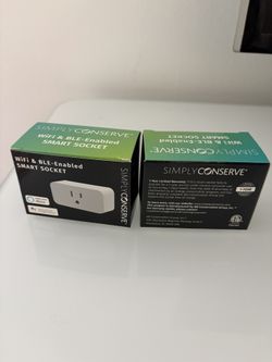 2 Brand New WiFi &BLE Enabled Smart socket outlet Plug