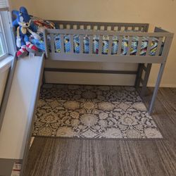 Twin Loft Bed With Slide