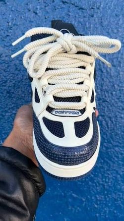 LV Navy Blue Designer Sneaker 8.5 Charlotte County