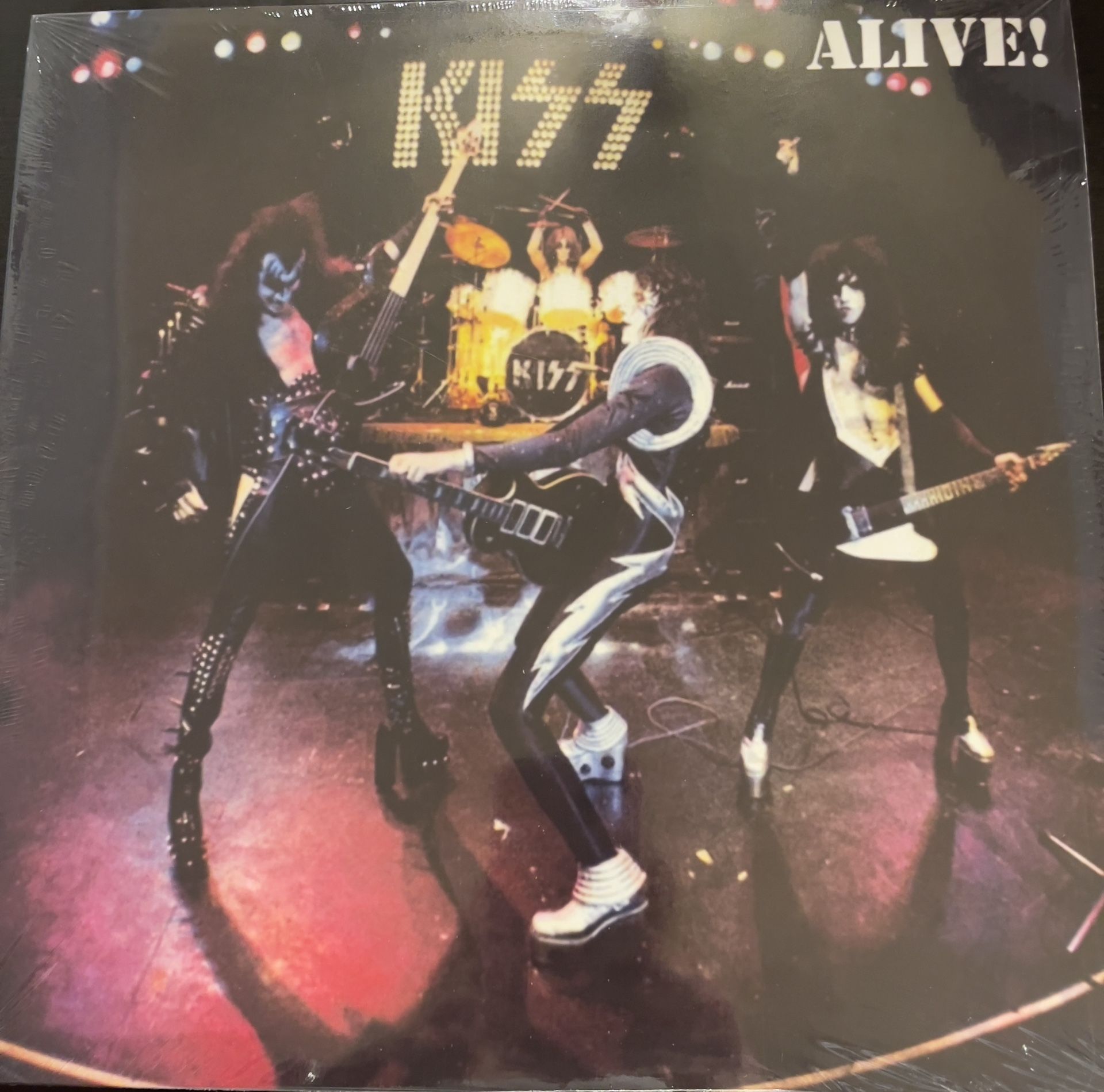 KISS ALIVE 2-LP SEALED COLORED VINYL