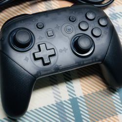 Nintendo Switch Wireless Pro Controller - Black Tested/Working With Charger A99