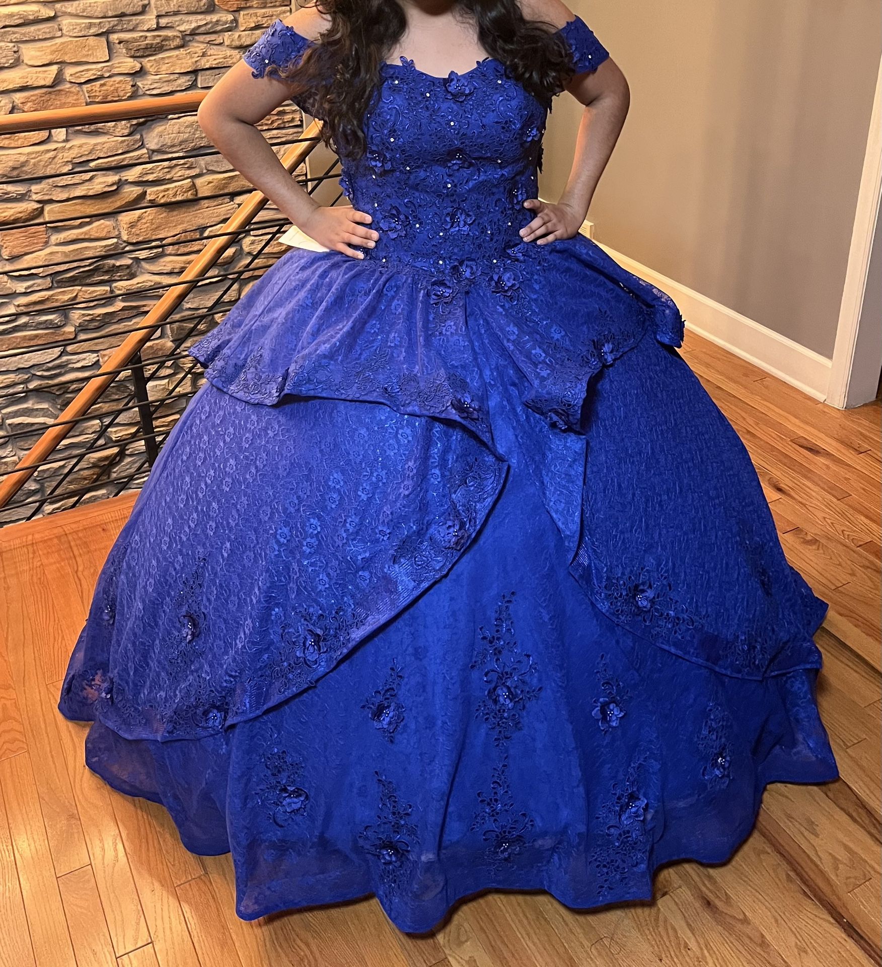 Quinceañera Blue Dress “only The Dress” “NO Petticoat”