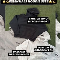 Essentials Hoodies! Zip Up ! Pants! 