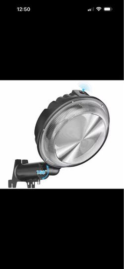 24000LM 6500K Dusk to Dawn Black Integrated LED Outdoor Floodlight (1-Pack)