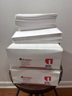 Universal UNV35219 3.88 in. x 8.88 in. #9 Square Flap Gummed Business Envelope