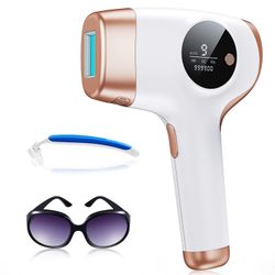 IPL Laser Hair Removal for Women and Men, 3-in-1 Upgraded 999,900+ Flashes Painless at-Home Hair Removal Device, Permanently Reduces Body and Facial H