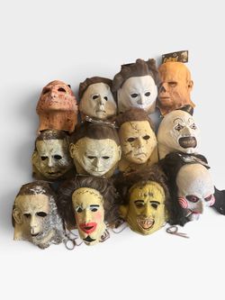 Michael, Myers, and Texas chainsaw massacre Trick or Treat Studios Horror Masks  Michael, Myers, and Texas chainsaw massacre