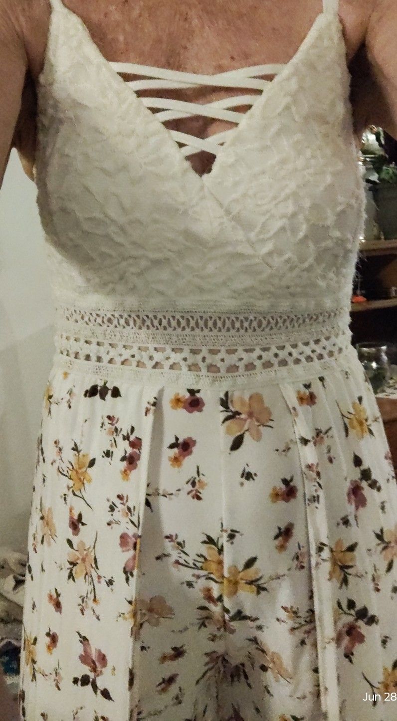 Shorts Jumpsuit With Full Length Skirting 