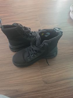 Black dr marten boots