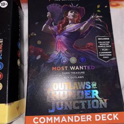 Magic The Gathering Outlaws Of Thunder Junction Commander Decks And Fallout commander Decks 