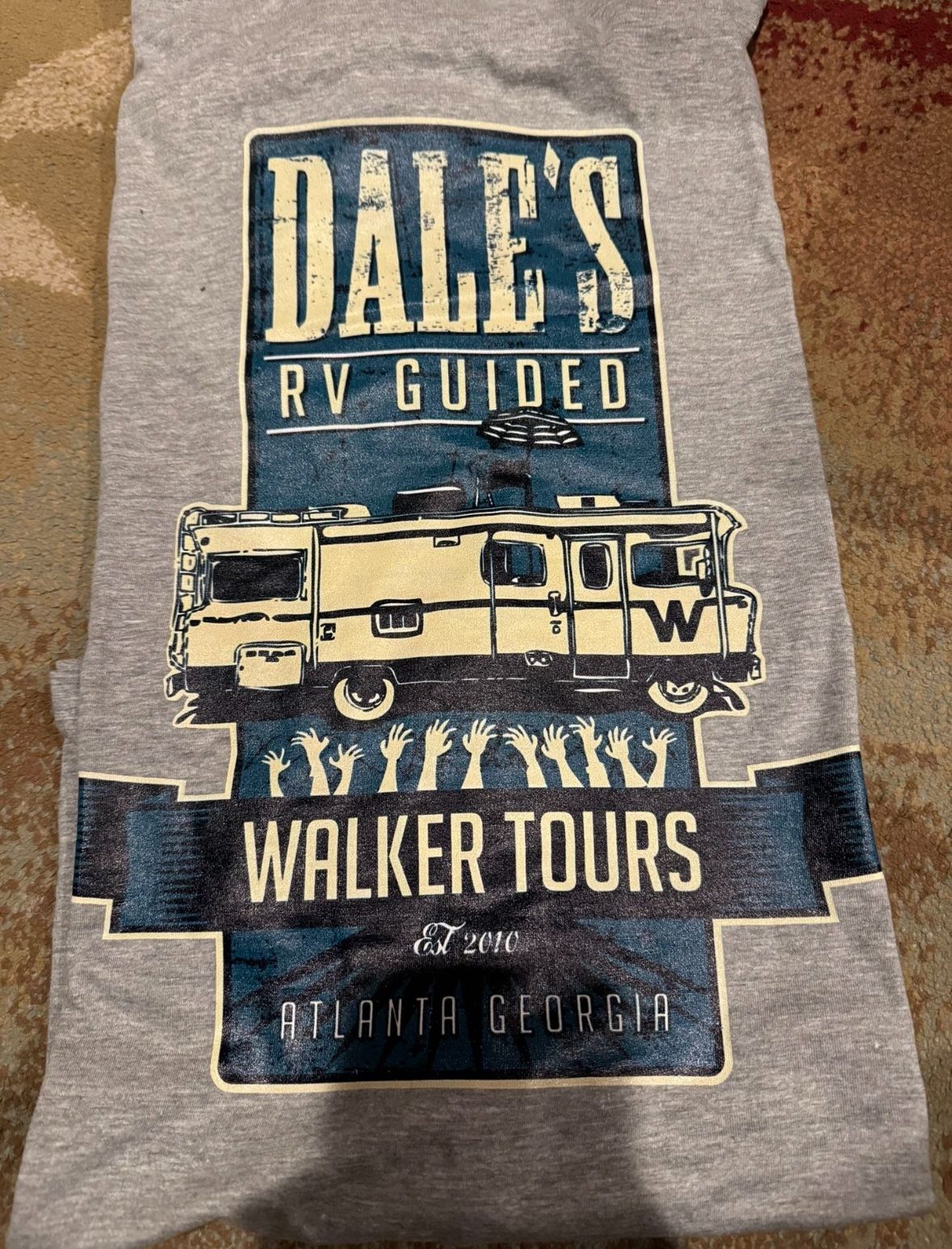 The Walking Dead Dale’s RV Tours Gray T-Shirt XL $5