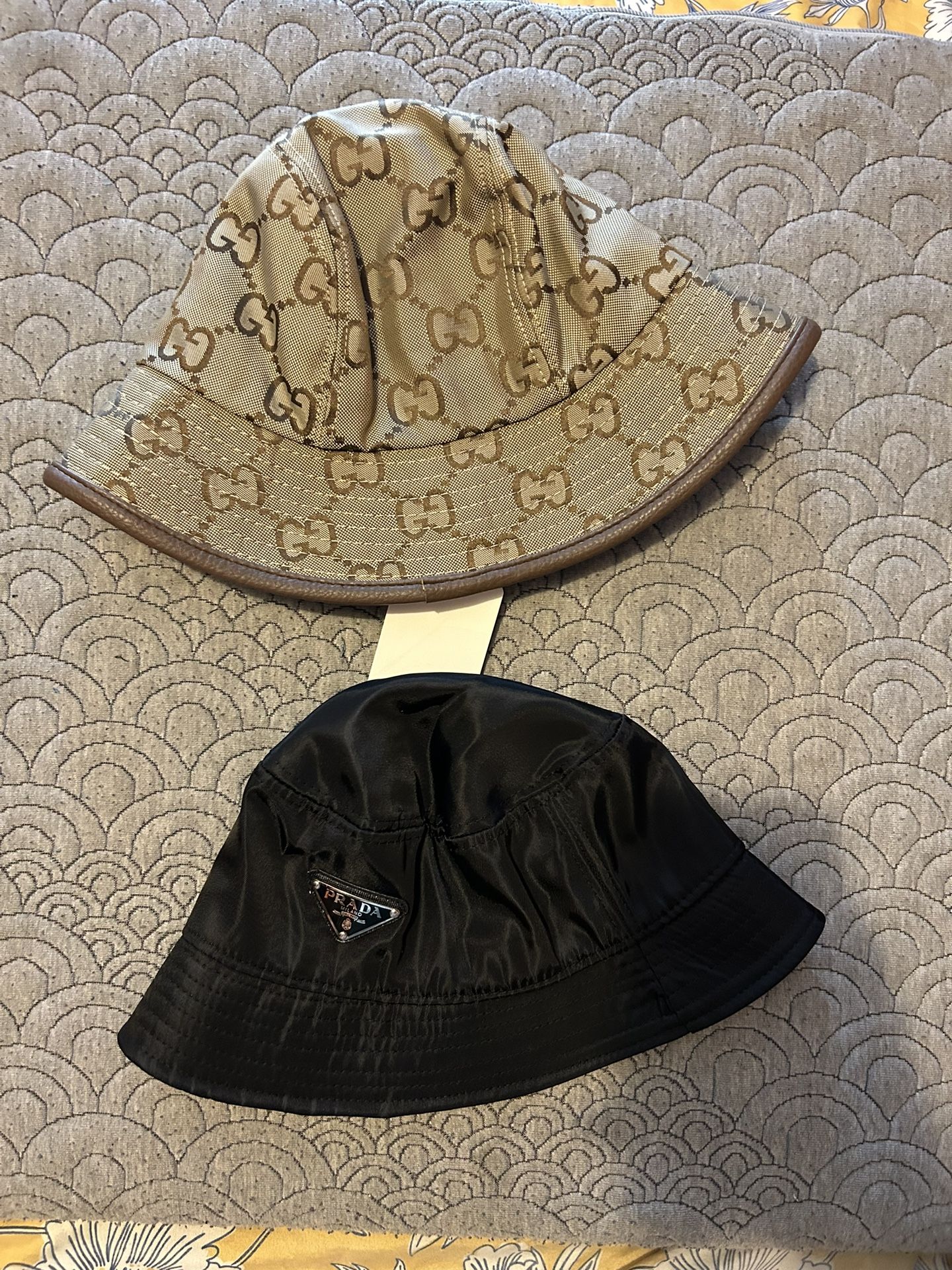 2 Desinger Bucket Hats 
