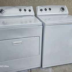Whirlpool Washer And Electric Dryer Matching Set Working Perfectly Fine Very Clean Super Capacity I Can Deliver To You 90 Days Warranty 