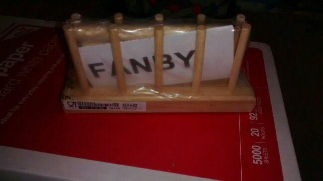 Ikea Fanby Wood Plate Rack