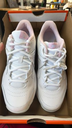 Pink and white