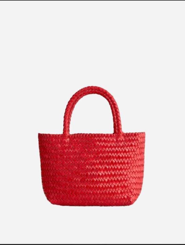 *NEW* The handwoven Mini Tote ( Festival red )