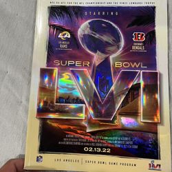 Super Bowl 56 Game day Program 