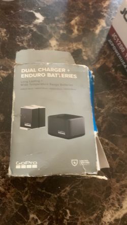 Dual charger enduro batteries hero12, hero 11, hero 10 and hero9