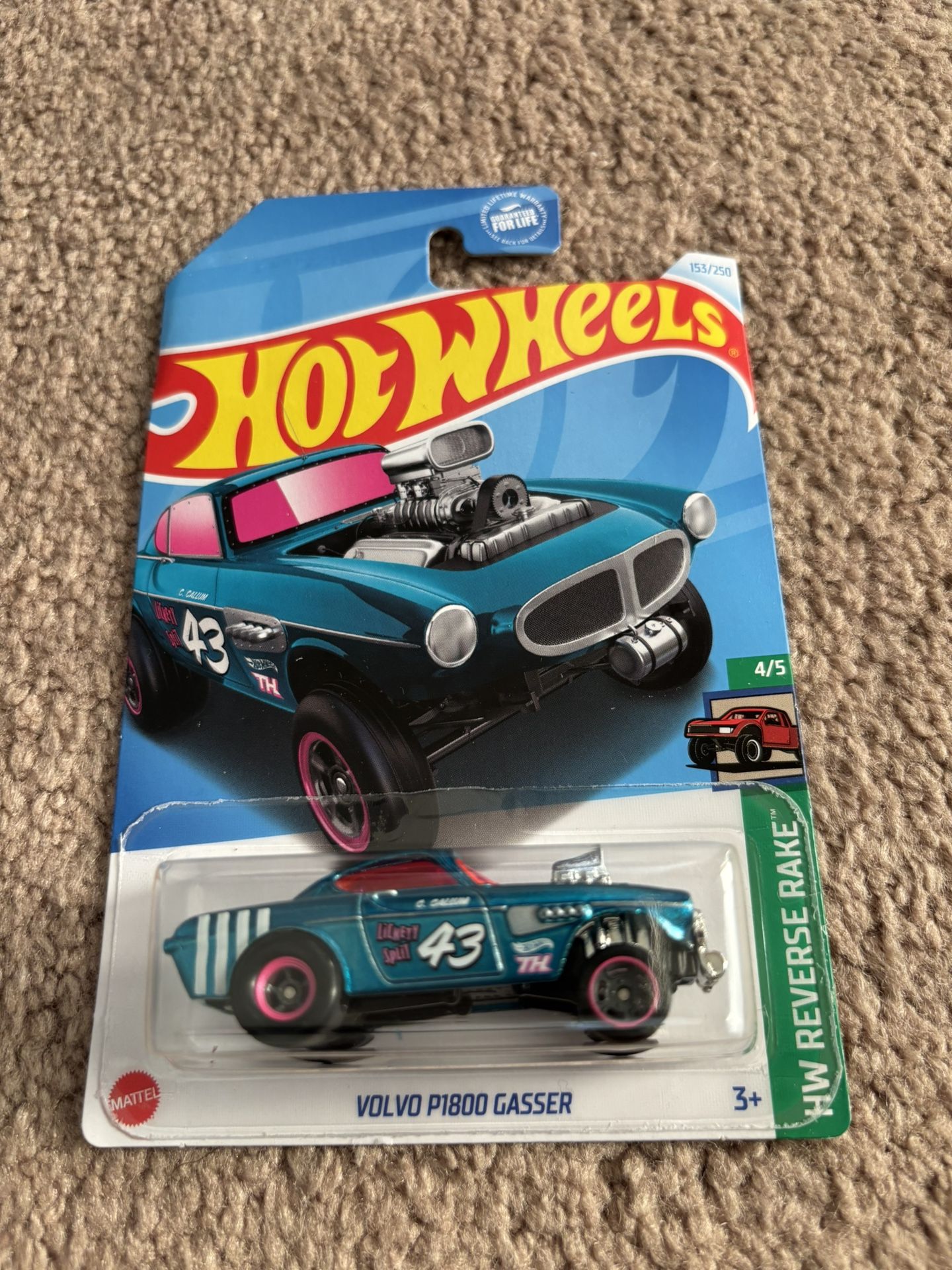 Hot Wheels Super Treasure Hunt Volvo P1800 Gasser STH
