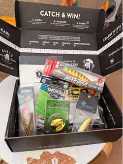 Fishing tackles mystery box